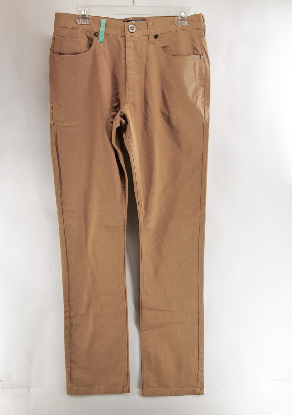 Jetty Men's 31x31 Brown Straight Leg Chino Pants Stretch Casual Fit Work